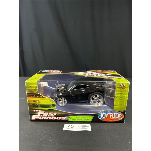 The Fast and Furious 1970 Dodge Charger Diecast Car in Original Box