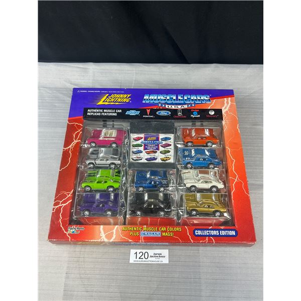 10 Johnny Lightning Muscle Cars, Sealed in Original Box