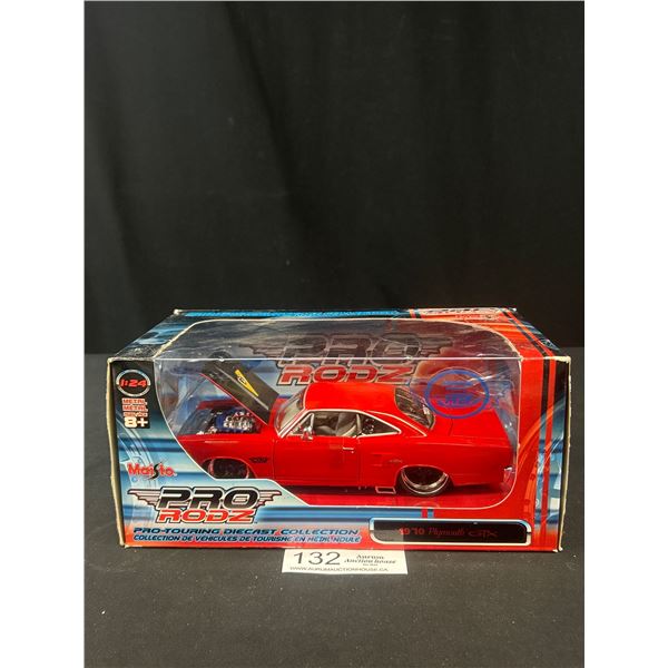 1970 Plymouth GTX 1/24th Diecast Car In Original Box