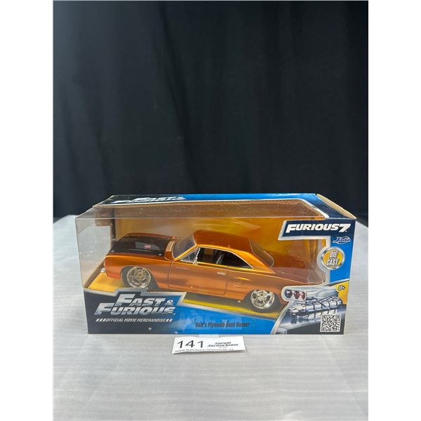 Fast and Furious 1/24th Scale Diecast Plymouth Road Runner in Original Box