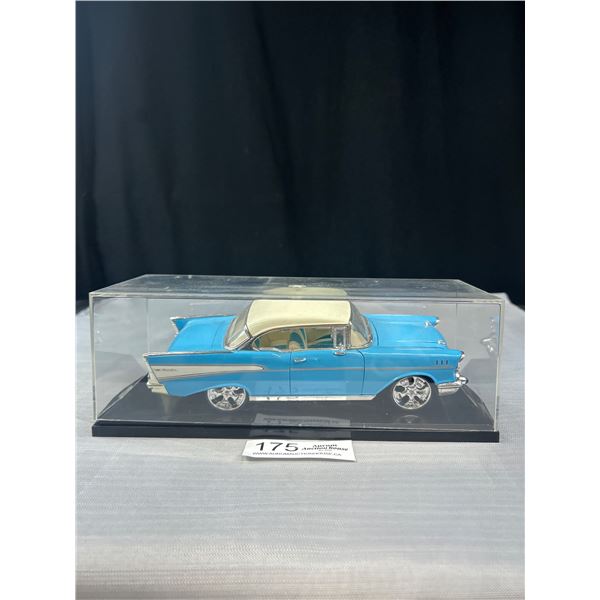 1/24th Scale Diecast 1957 Chevrolet Bel Air in Museum Case