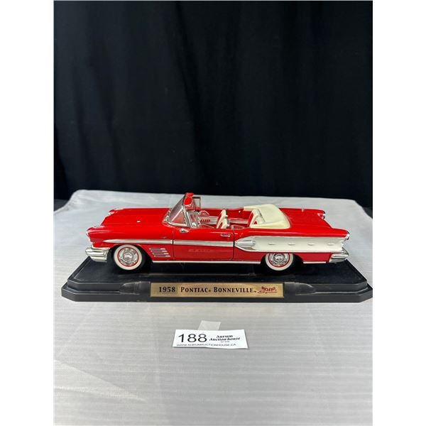 1/18th Scale 1958 Pontiac Bonville Diecast Car