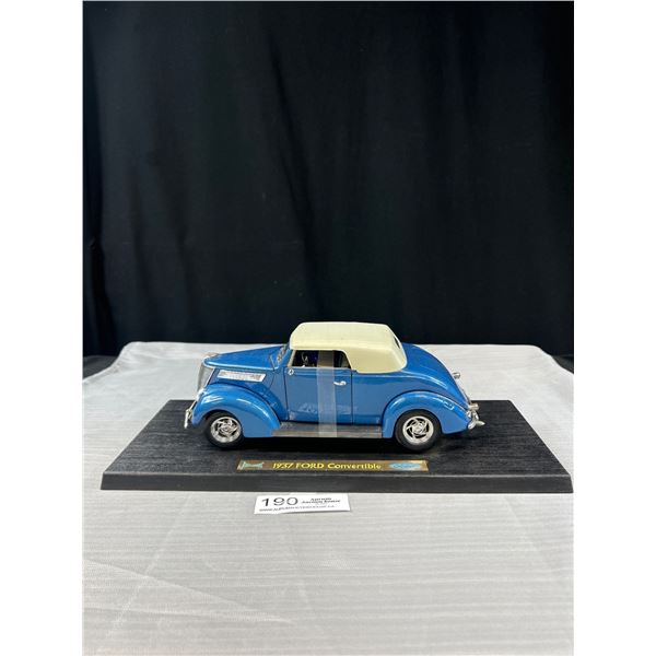 1/18th Scale 1937 Ford Convertible Diecast Car