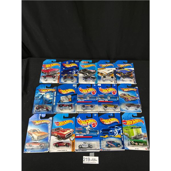Lot of 15 Hotwheels in Original Packages