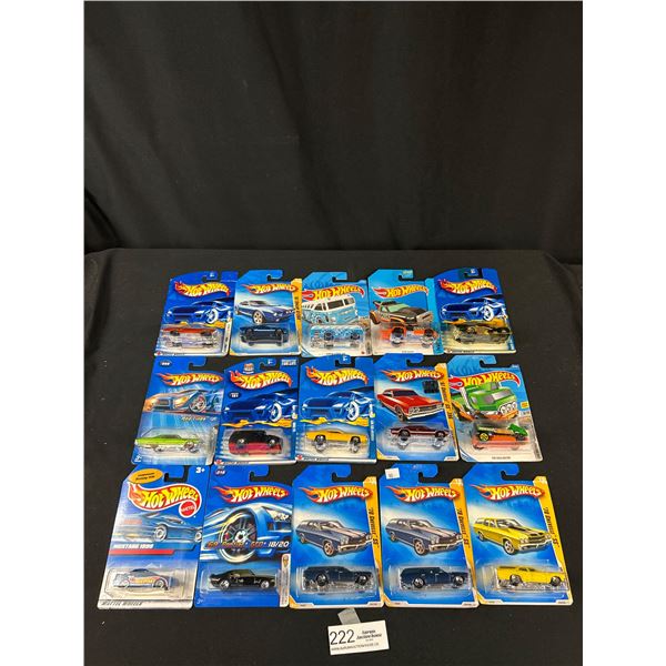 Lot of 15 Hotwheels in Original Packages