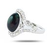 Image 1 : 3.09 ctw Opal and 0.92 ctw Diamond Platinum Ring
