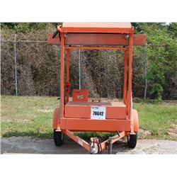 SIGN, EARLY WARNER MSG TRL MTD