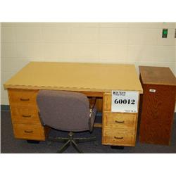 LOT OF MISCELLANEOUS OFFICE FURNITURE