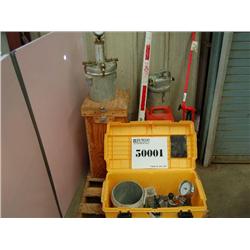 MEASUREING WHEEL, LEVELING SURVEY (METRIC ROD), AIR ENTRAINMENT METERS, SOUND LEVE / PRESSURE KIT ME