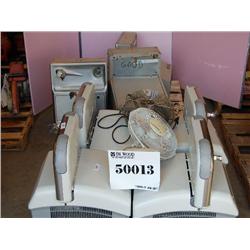 LOT WATER COOLERS, FIRE EXTINGUISHERS, FANS