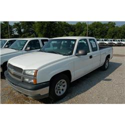 2005 CHEVROLET SILVERADO EXTENDED CAB PICKUP