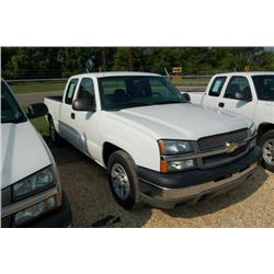 2005 CHEVROLET SILVERADO EXTENDED CAB PICKUP