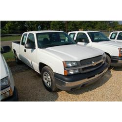 2005 CHEVROLET SILVERADO EXTENDED CAB PICKUP