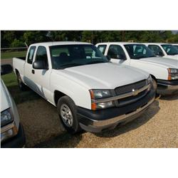 2005 CHEVROLET SILVERADO EXTENDED CAB PICKUP