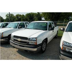 2005 CHEVROLET SILVERADO EXTENDED CAB PICKUP