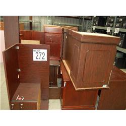 SINGLE PEDESTAL DESK, PEDESTAL-TYPING PEDISTAL, WORKSTATION, WORKSTATION SR. EXEC