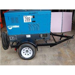 Miller Big Blue Air Pak Welder Air Compressor Generator 400 Amp Welder 4 Cylinder Diesel Engine