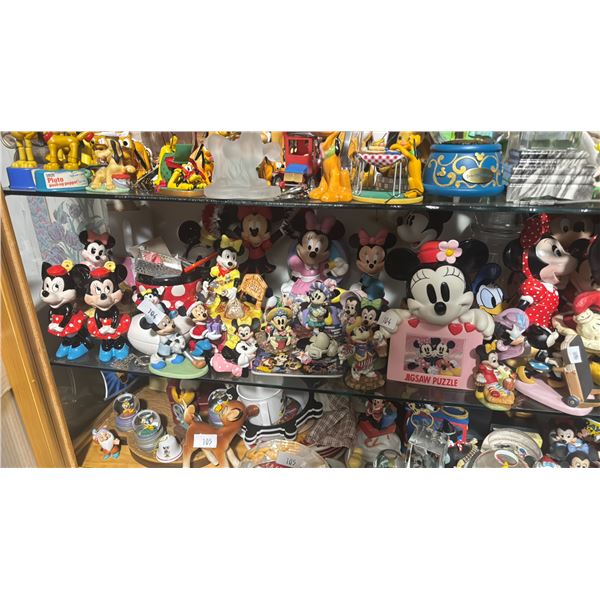 *BOXED UP* MINNIE FROM OVER THE YEARS FIGURINES INCLUDING CHEERLEADER MINNIE,