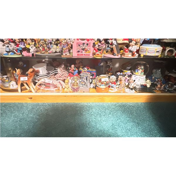 *BOXED UP* HUGE ASSORTMENT OF DISNEY ITEMS INCLUDING FIGURINES & GLOBES OF: