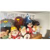 Image 4 : *BOXED UP* SNOW WHITE WITH HER 7 DWARFS & MICKEY PORCELAIN FIGURINES, MICKEY HATS,