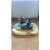 Image 1 : RON LEE COLLECTIBLES MICKEY, MINNIE & GOOFY RACE CAR FIGURINE