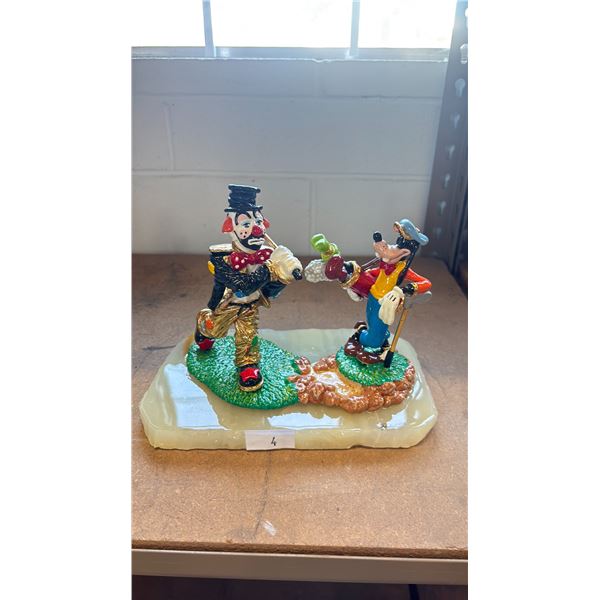 RON LEE COLLECTIBLES GOOFY & CLOWN FIGURINE