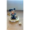 Image 1 : RON LEE COLLECTIBLES MICKEY TRAIN CONDUCTOR FIGURINE *LEFT HAND NEEDS REPAIR/MINOR PAINT CHIPS*