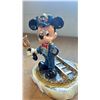 Image 2 : RON LEE COLLECTIBLES MICKEY TRAIN CONDUCTOR FIGURINE *LEFT HAND NEEDS REPAIR/MINOR PAINT CHIPS*