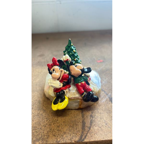 RON LEE COLLECTIBLES MICKEY & MINNIE CHRISTMAS FIGURINE