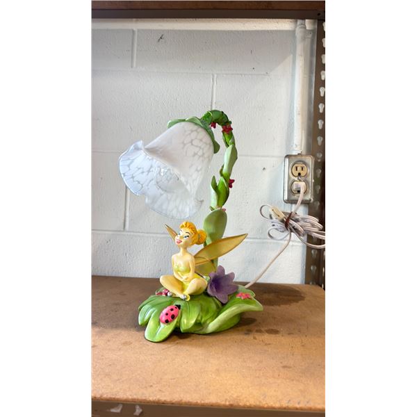 DISNEY TINKERBELL LAMP *TESTED WORKING*