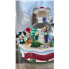 Image 2 : DISNEY MICKEY'S HOLIDAY WORKSHOP SNOW GLOBE WITH MUSIC *TESTED WORKING*