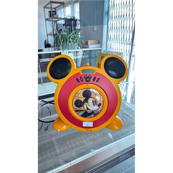 MICKEY MOUSE RADIO/CD PLAYER