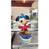 Image 1 : DISNEY MICKEY MOUSE AS THE SORCERERS APPRENTICE MAGICAL BIG FIGURINES WAVE LIGHT *TESTED WORKING*