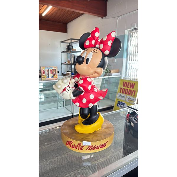 MINNIE MOUSE FIGURINE ON A STAND