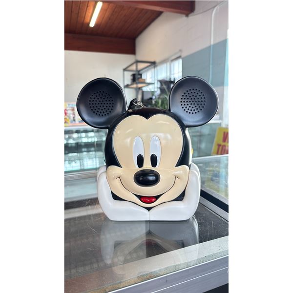 MICKEY MOUSE CASSETTE PLAYER *NO MICROPHONE NO POWER CORD*