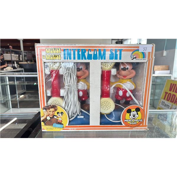 MOUSE TO MOUSE MOUSE INTERCOM SET