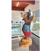 Image 3 : WOODEN MICKEY MOUSE FIGURINE & DONALD DUCK FIGURINE