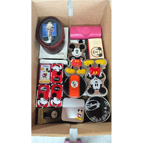 BOX OF ASSORTED DISNEY WATCHES