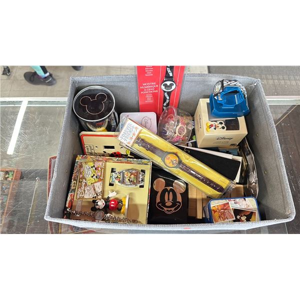 BOX OF ASSORTED DISNEY WATCHES