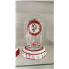 Image 4 : (3) DISNEY GLASS DOME CLOCKS