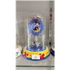 Image 3 : (3) DISNEY GLASS DOME CLOCKS