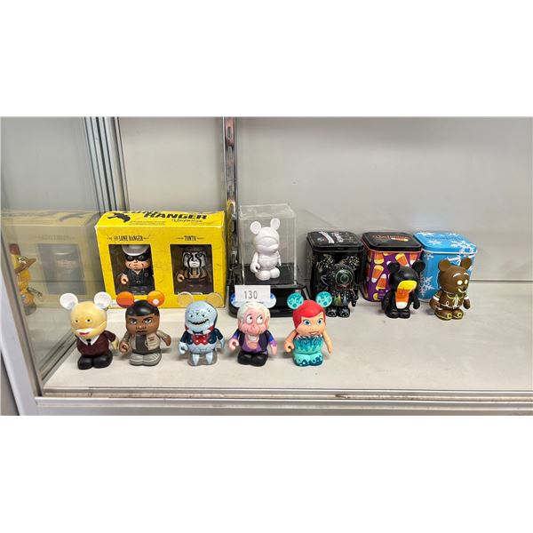 ASSORTED DISNEY VINYLMATION FIGURES