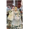 Image 1 : (2) GLASS DISNEY PRINCESSES - CINDERELLA + BELLE (BELLE PLAYS MUSIC)