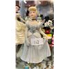 Image 2 : (2) GLASS DISNEY PRINCESSES - CINDERELLA + BELLE (BELLE PLAYS MUSIC)