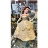 Image 4 : (2) GLASS DISNEY PRINCESSES - CINDERELLA + BELLE (BELLE PLAYS MUSIC)