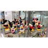 Image 1 : ASSORTED GLASS MICKEY, MINNIE + DONALD DUCK FIGURES & A MINNIE SOAP DISPENSER