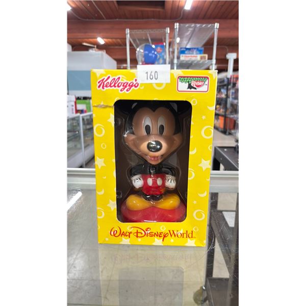 KELLOGGS WALT DISNEY WORLD MICKEY MOUSE BOBBLE HEAD