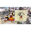 Image 1 : MICKEY & CO LIMITED EDITION FOSSIL WATCH & COLLECTIBLE WOOD TOY
