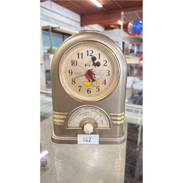SEIKO QUARTZ MICKEY MOUSE ALARM CLOCK