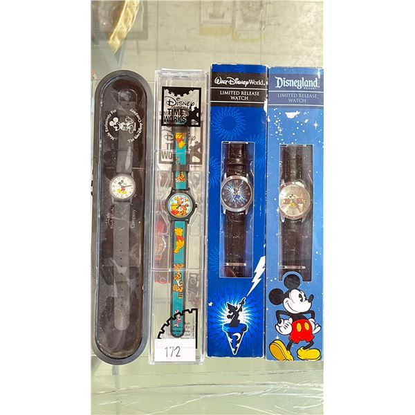 (4) DISNEY WATCHES